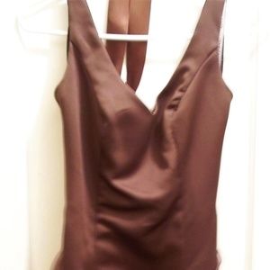 Alfred Angelo formal Sz 2  Latte , sleeveless, tie